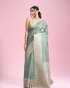 Pista Green Festive Elegance Saree